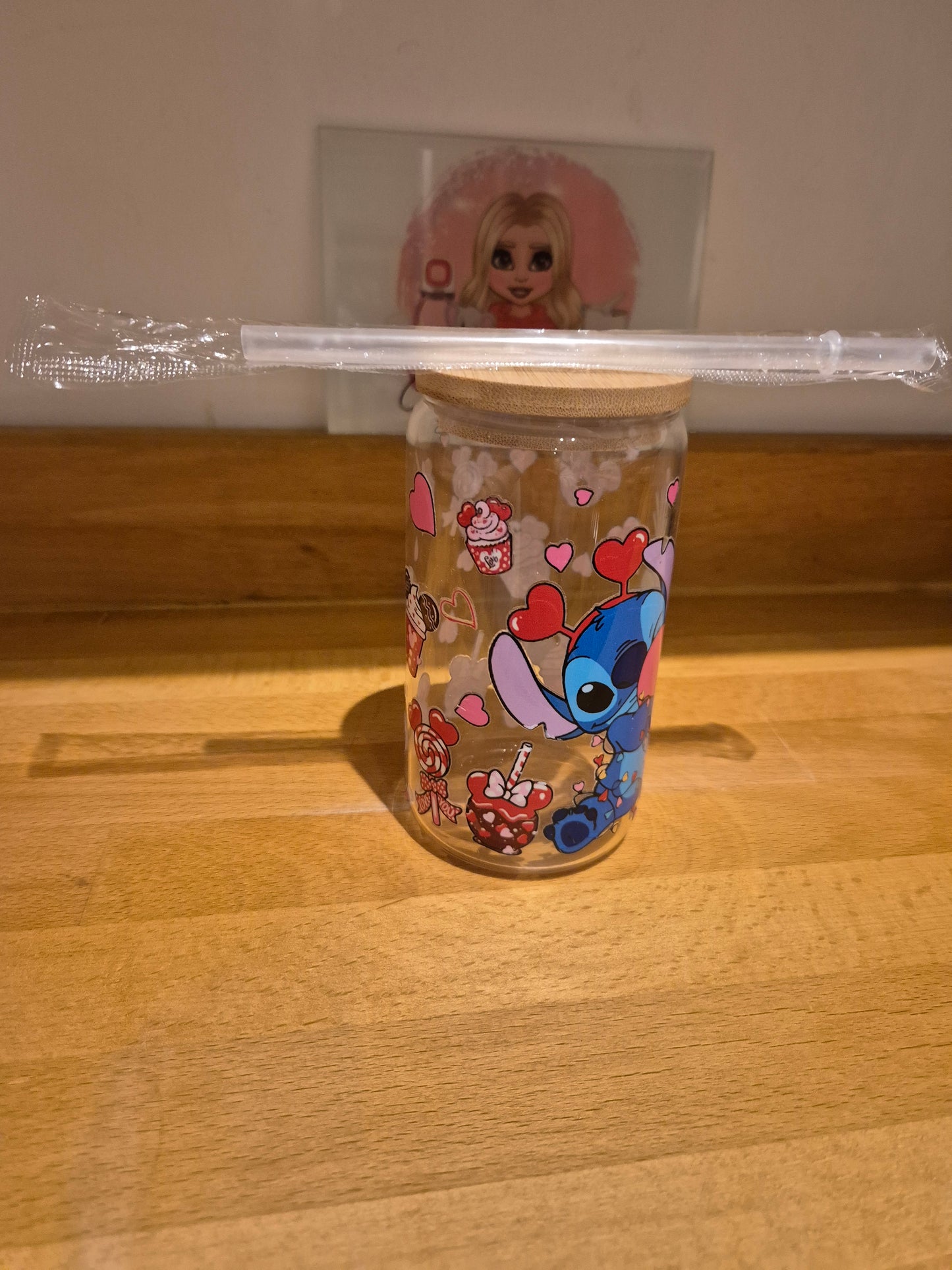 Stitch Clear Glass Libbey Can